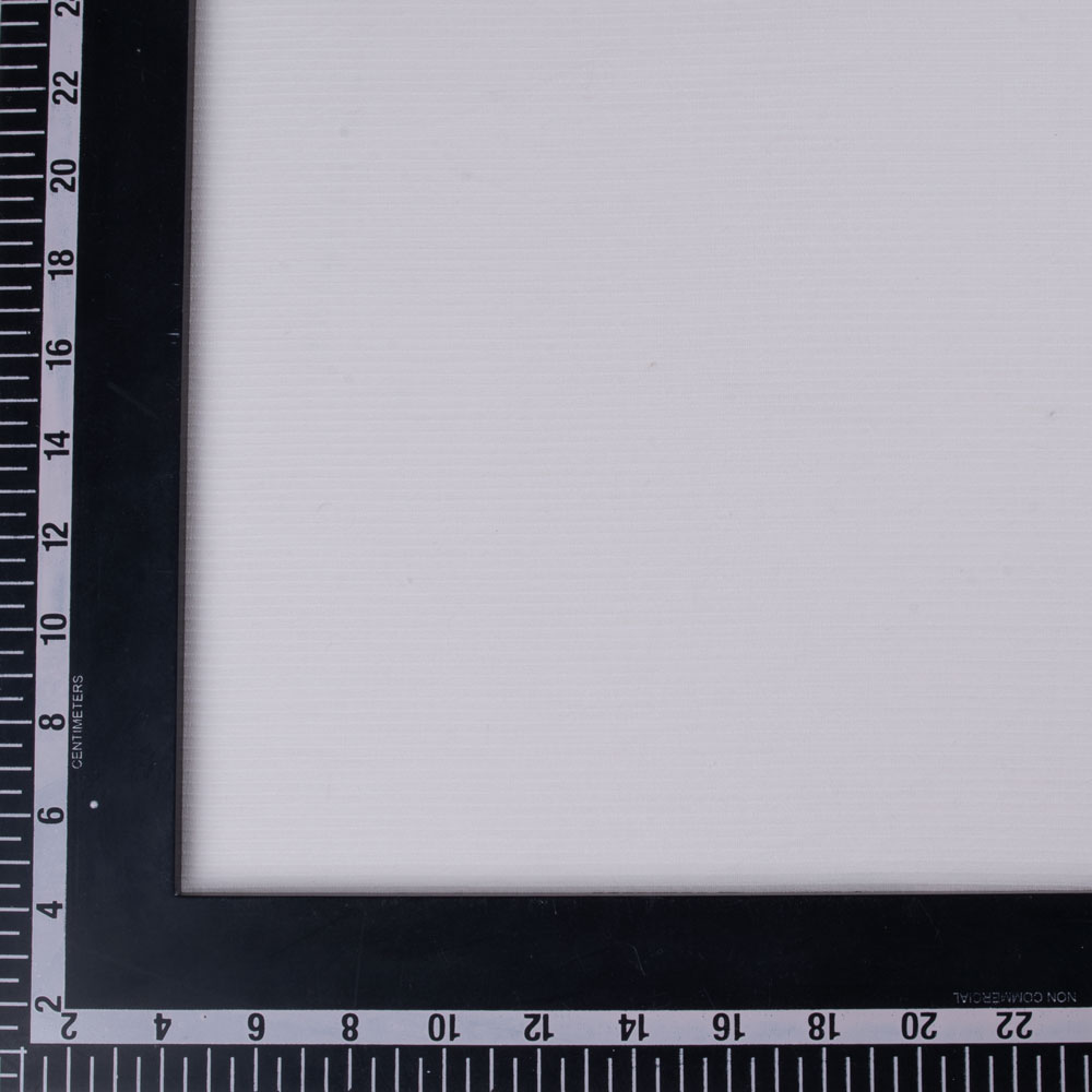 WHITE STRIPE COTTON 77 GSM FABRIC - BLEACHED WHITE & DYEABLE