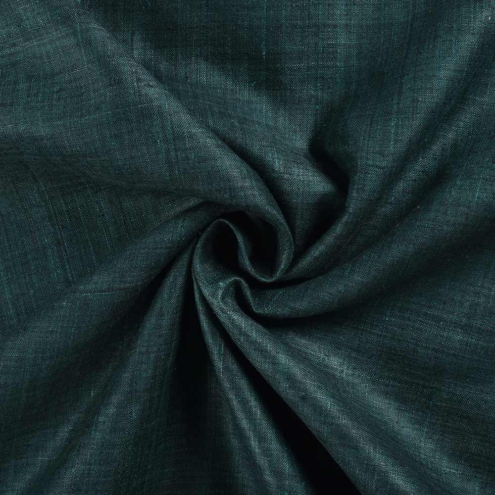 Plain Teal Pure Matka 110 GSM Handwoven Fabric