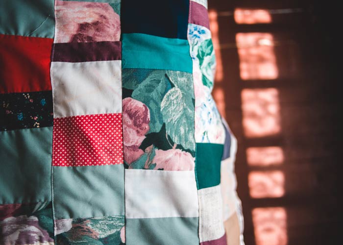 Upcycle Waste Fabric Using Patchwork