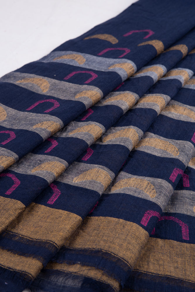 HANDMADE PURE HANDSPUN JAMDANI | COTTON SCARVES 114