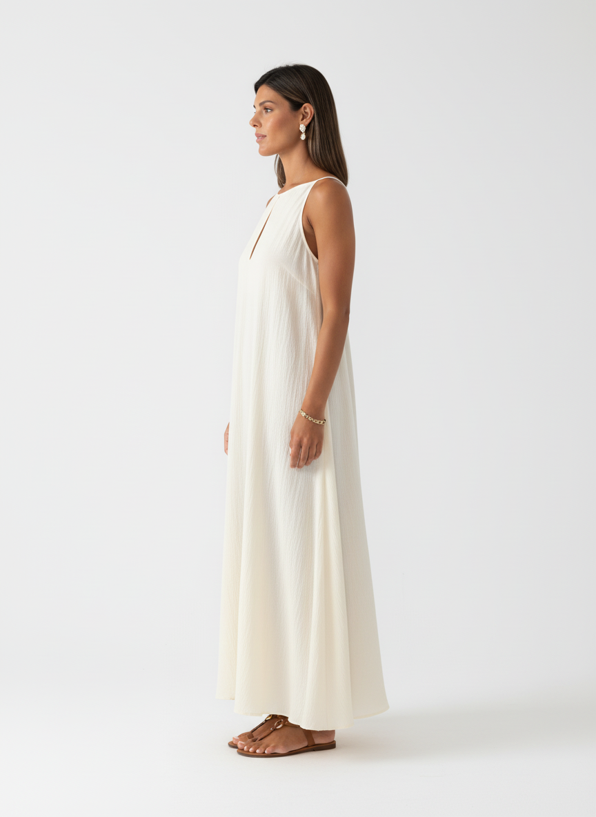Basic Halter Neck Sheath Dress