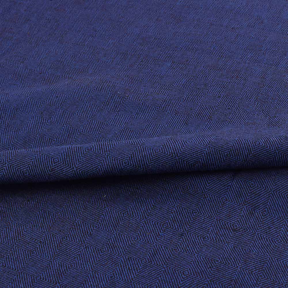 NAVY DIAMOND TWILL KHADI COTTON 136 GSM FABRIC