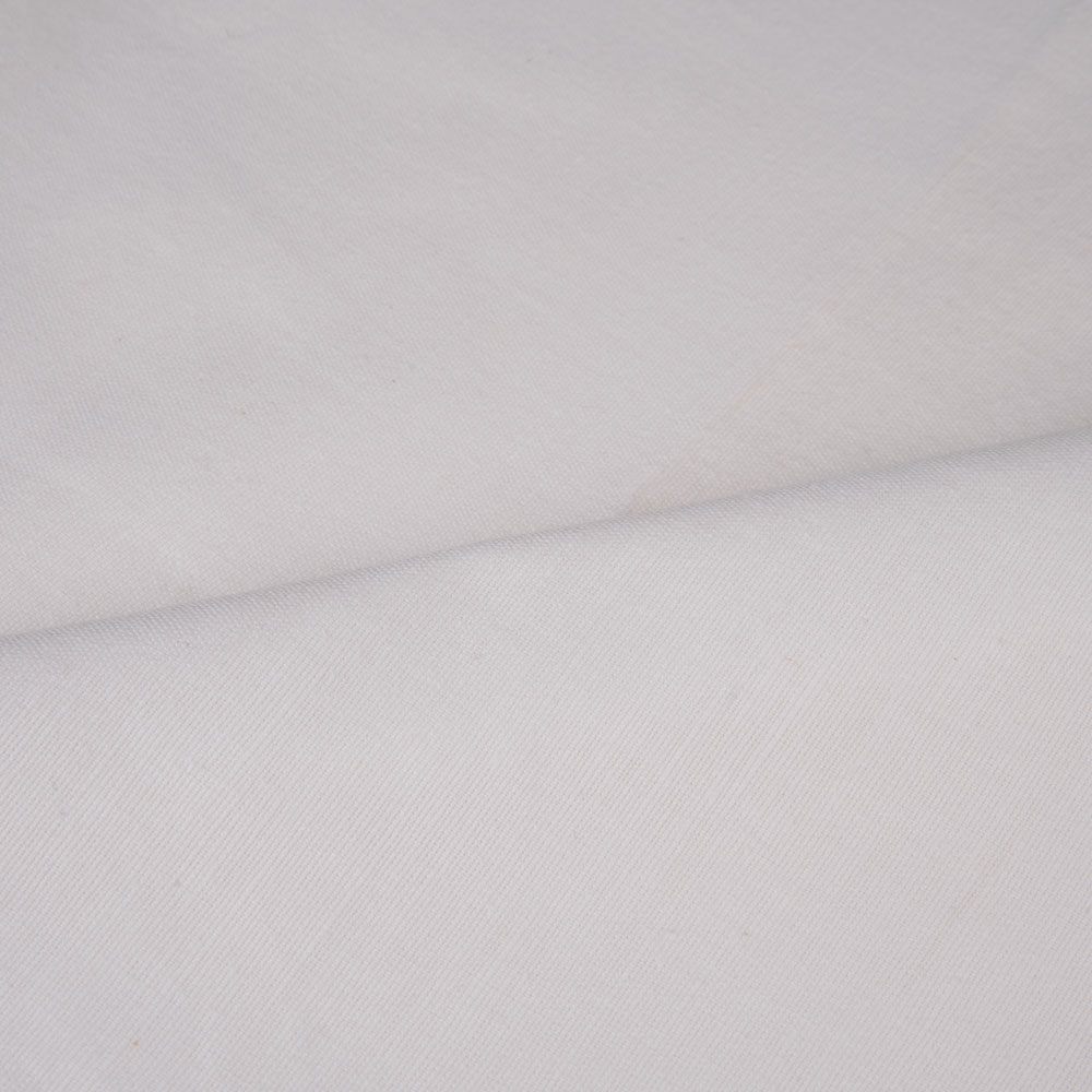 Ready For Dyeing White Khadi cotton fabric, ideal for custom dyeing