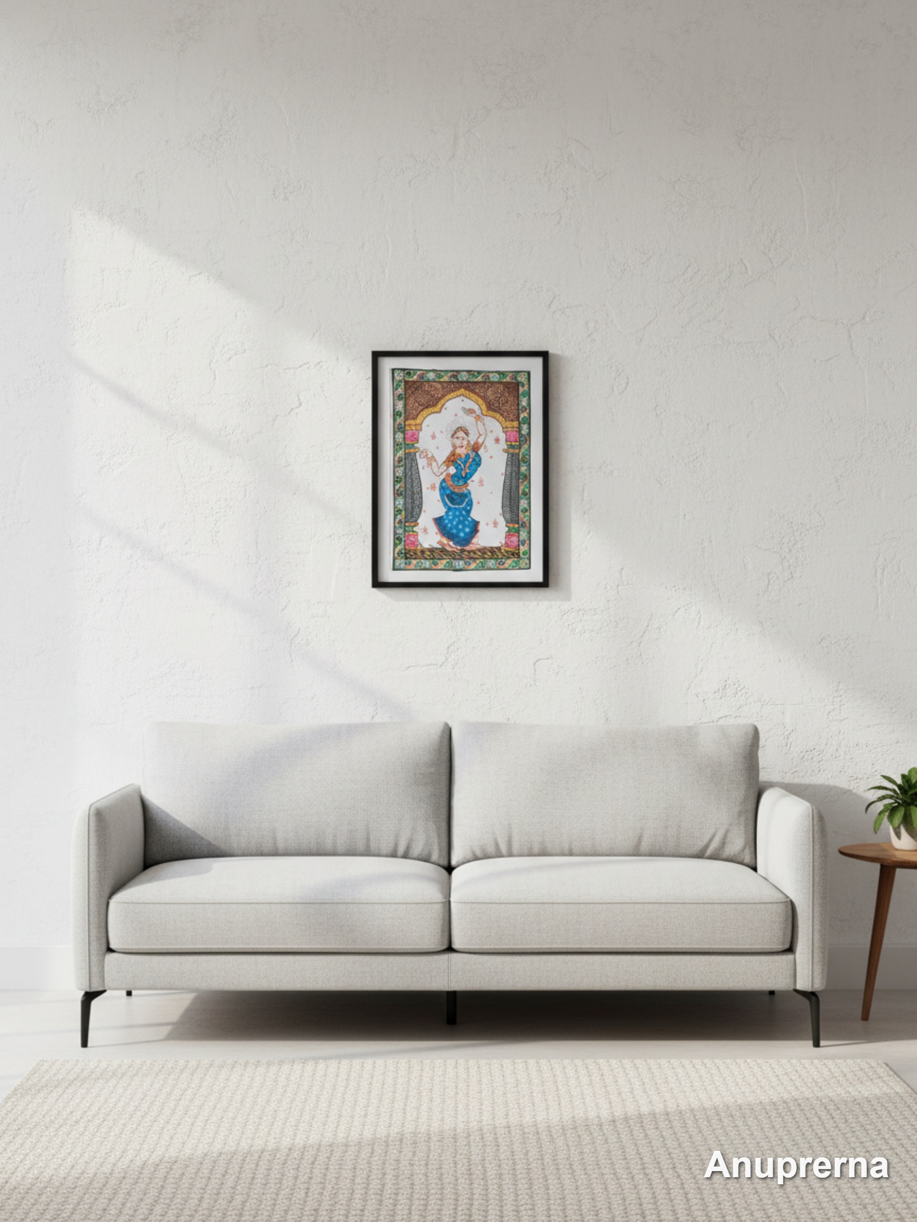Bharatnatyam Pattachitra Wall Art Decor