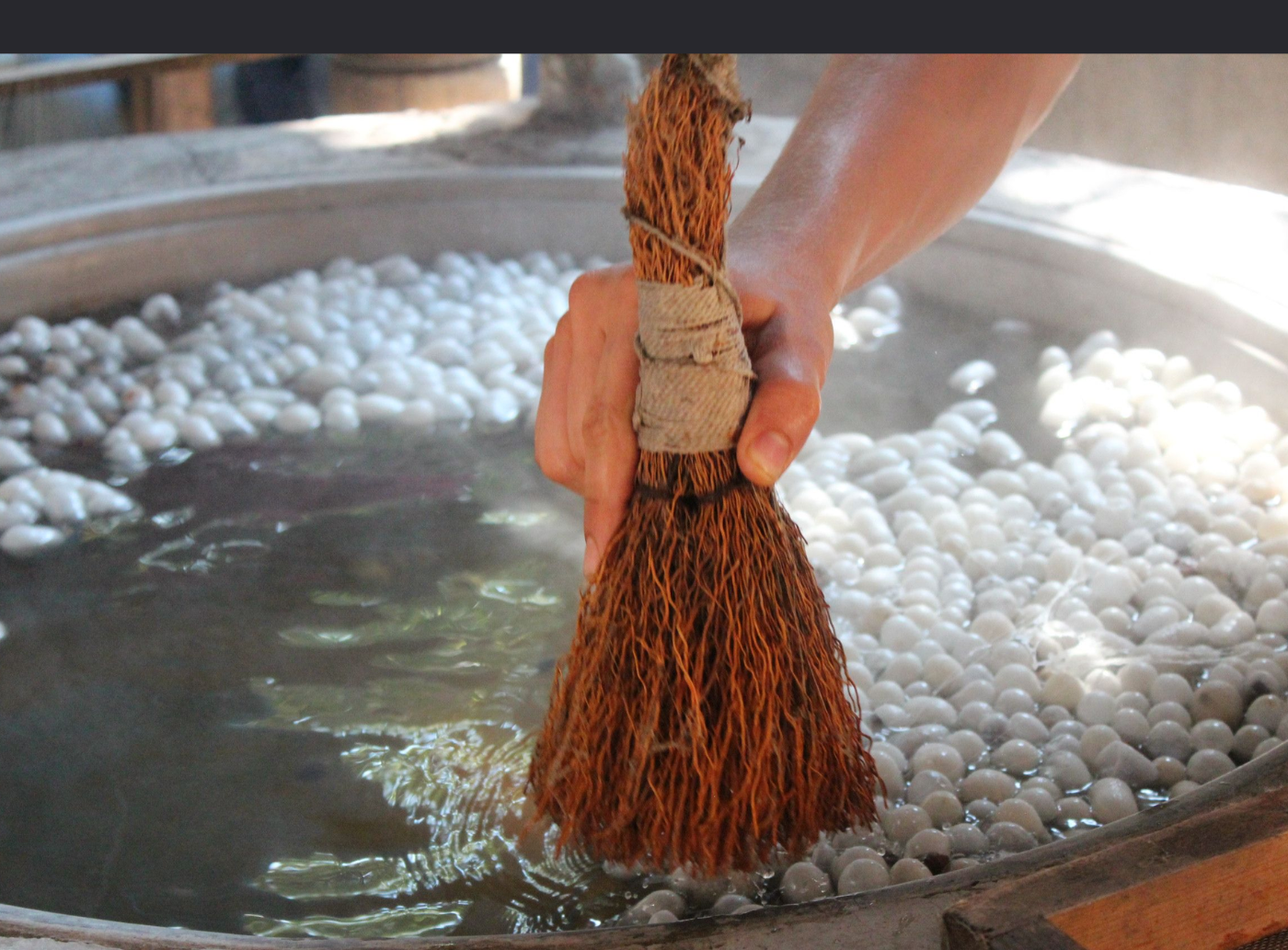 Stifling & Brushing of Ketya Silk Fibers