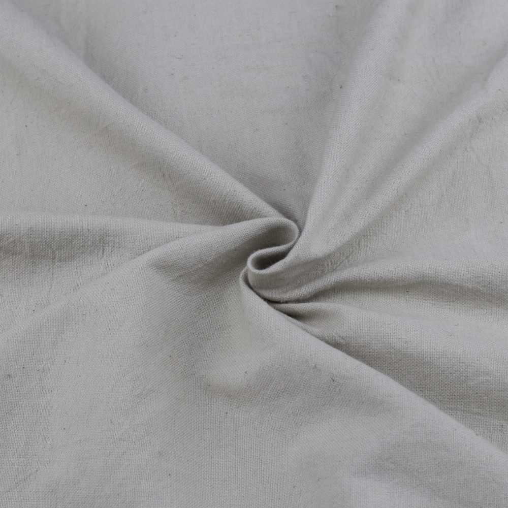 Plain Grey Pure Cotton 195 GSM Handwoven Fabric