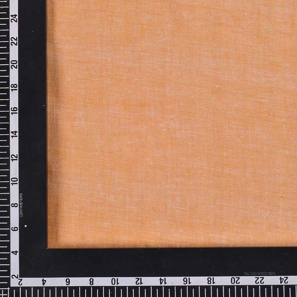 CHAMBRAY YELLOW KHADI COTTON 105 GSM HANDWOVEN FABRIC 08