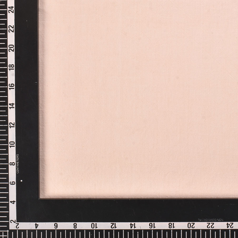PLAIN CREAM KHADI COTTON 159 GSM HANDWOVEN FABRIC