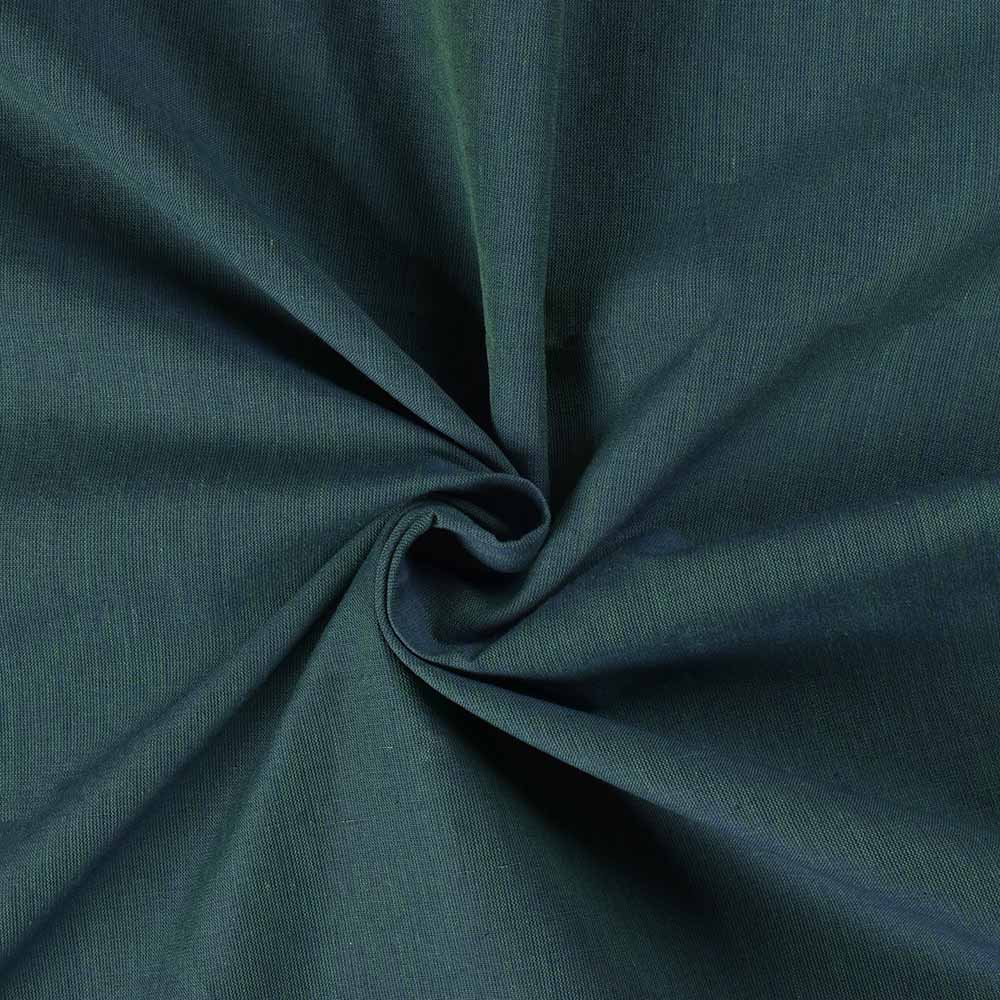 Solid Teal Cross Color Pure Cotton 95 GSM Handwoven Fabric