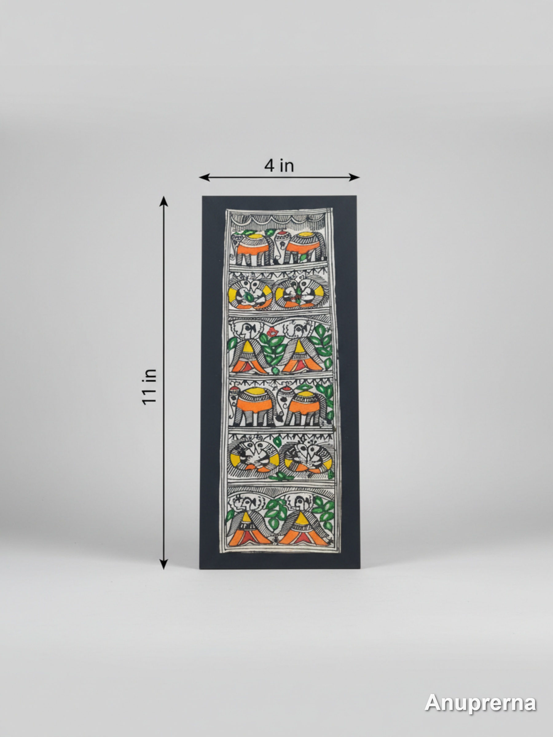 A Natural Gathering Madhubani Wall Art Decor