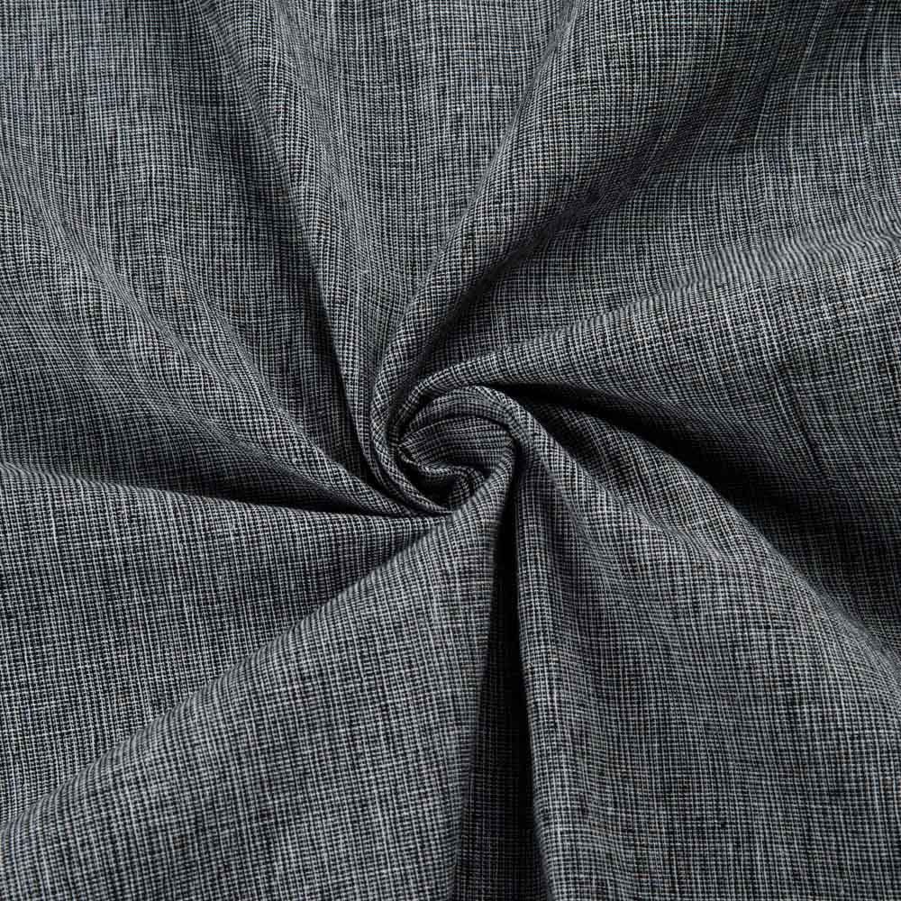 Chambray Grey Pure Cotton 103 GSM Handwoven Fabric