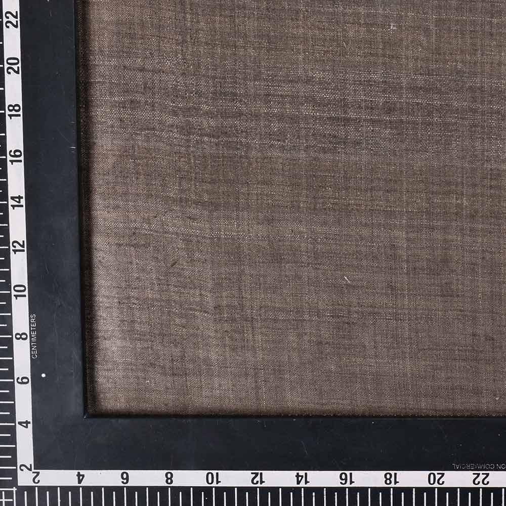 PLAIN BROWN PURE MATKA 110 GSM HANDWOVEN FABRIC 21
