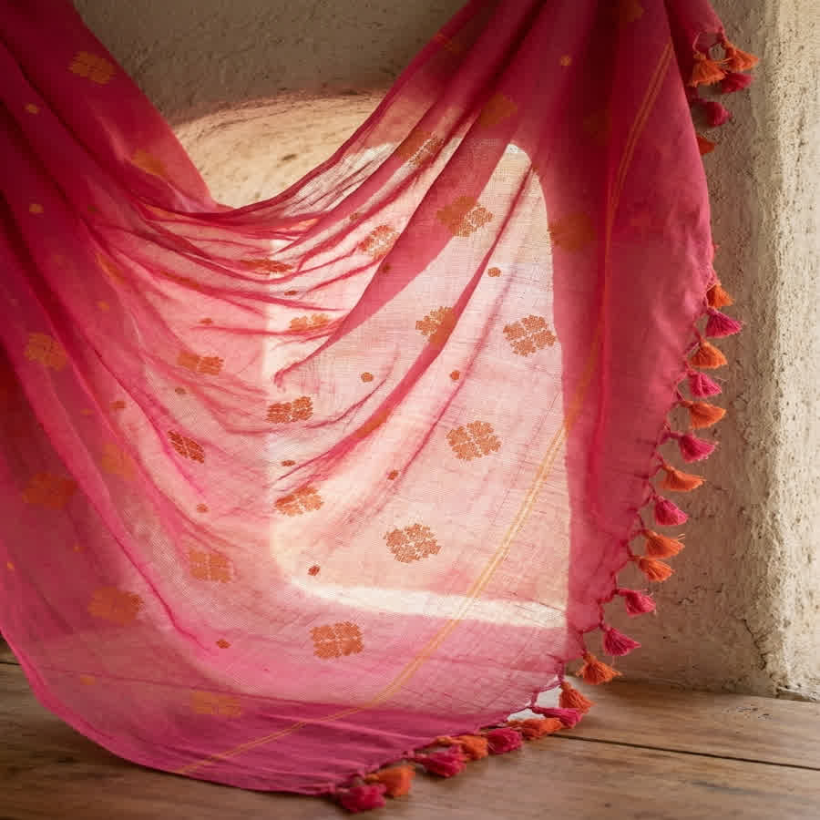 Jamdani & Khadi: Engineering Breathability in Sustainable Design — Anuprerna handloom