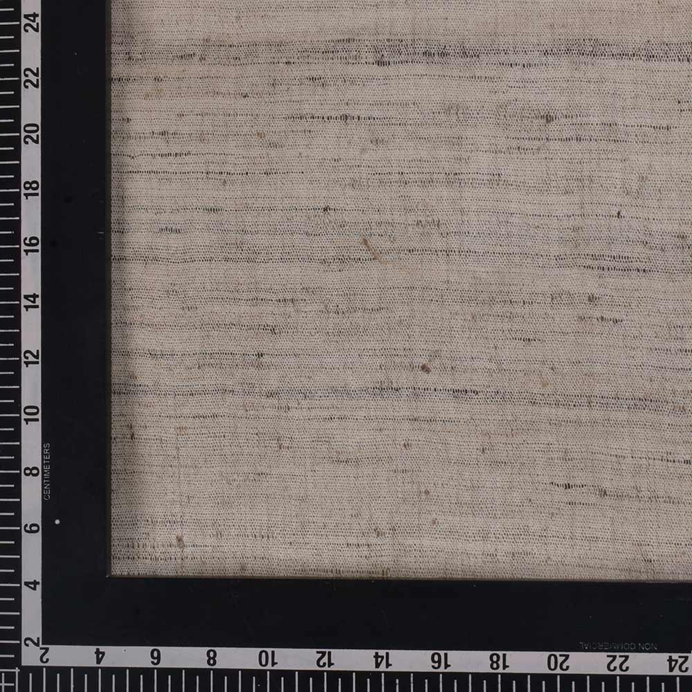 PLAIN NATURAL KETYA & MATKA SILK 120 GSM HANDWOVEN FABRIC 08