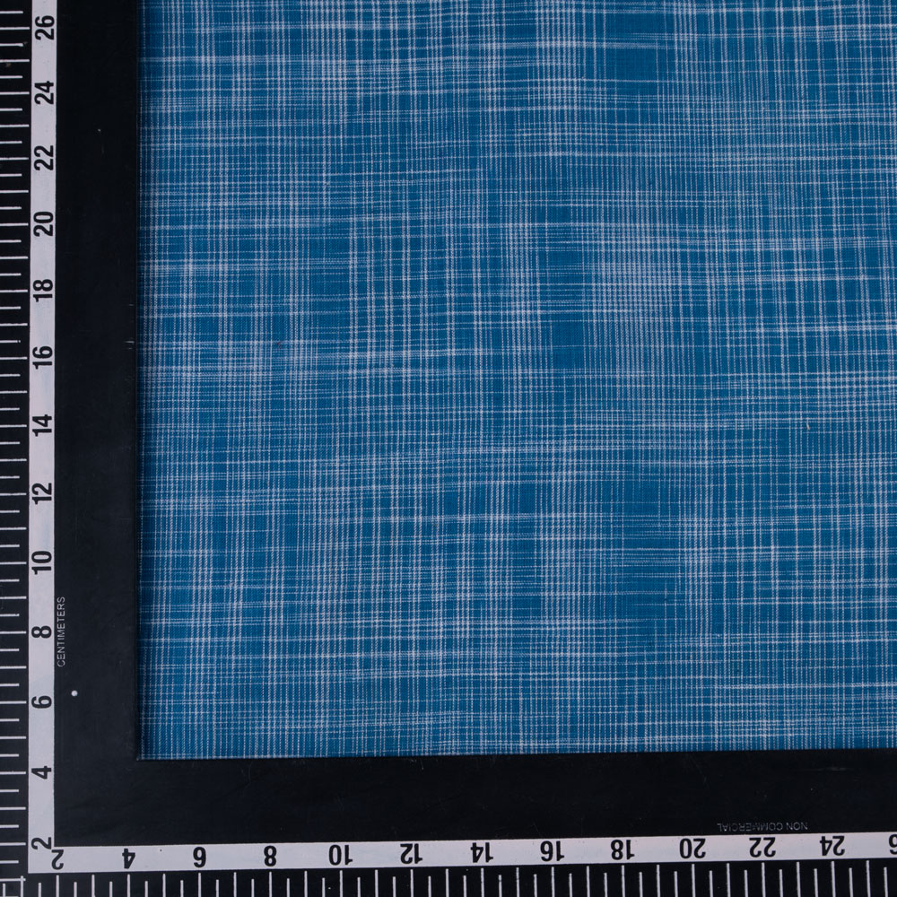 BLUE YARN TIE-DYE 94 GSM PURE COTTON FABRIC