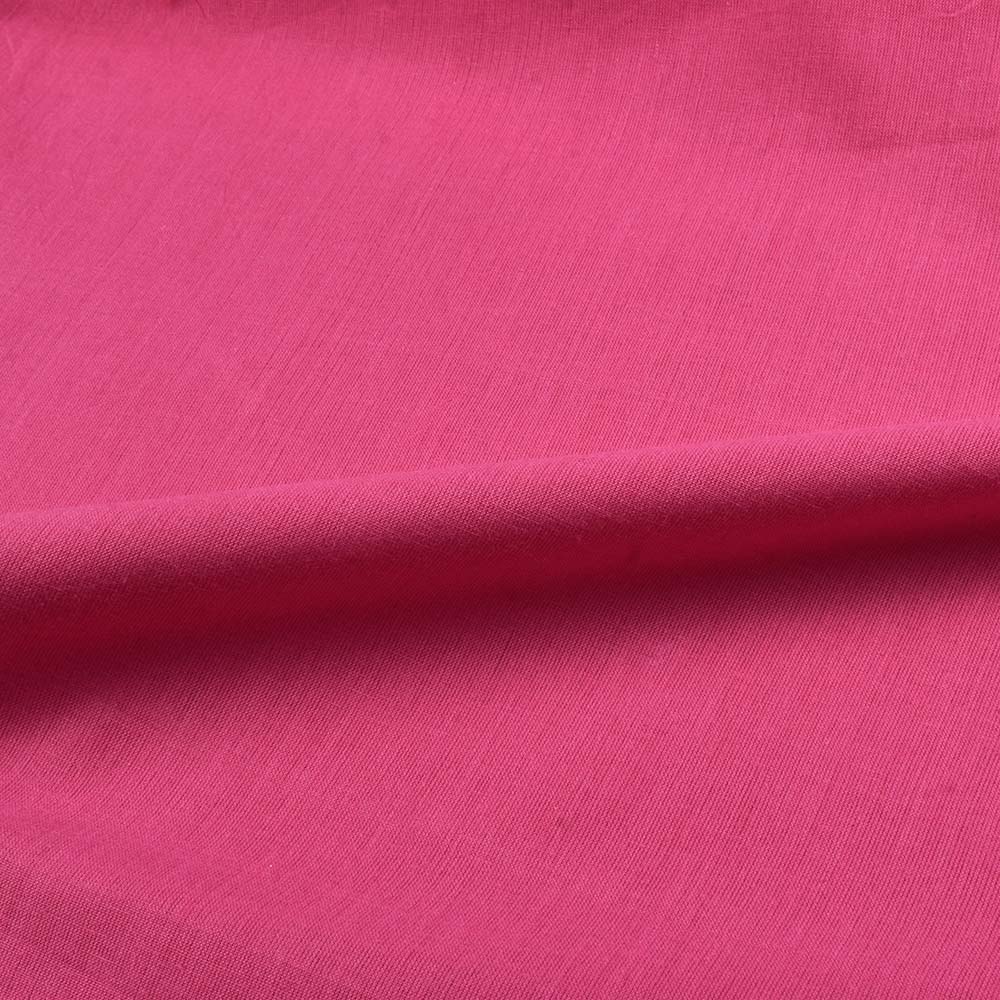 PLAIN PINK PURE COTTON 73 GSM HANDWOVEN FABRIC