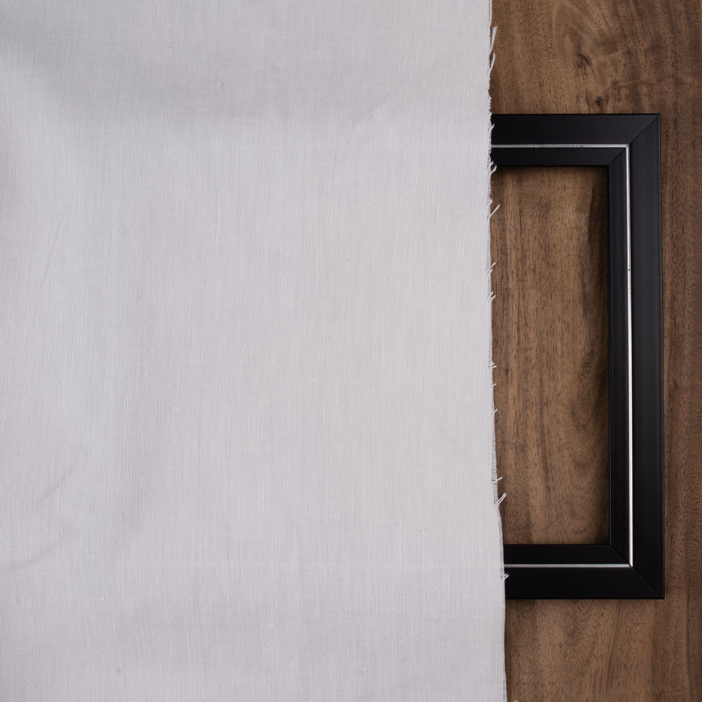 Ready For Dyeing White Khadi cotton fabric, ideal for custom dyeing