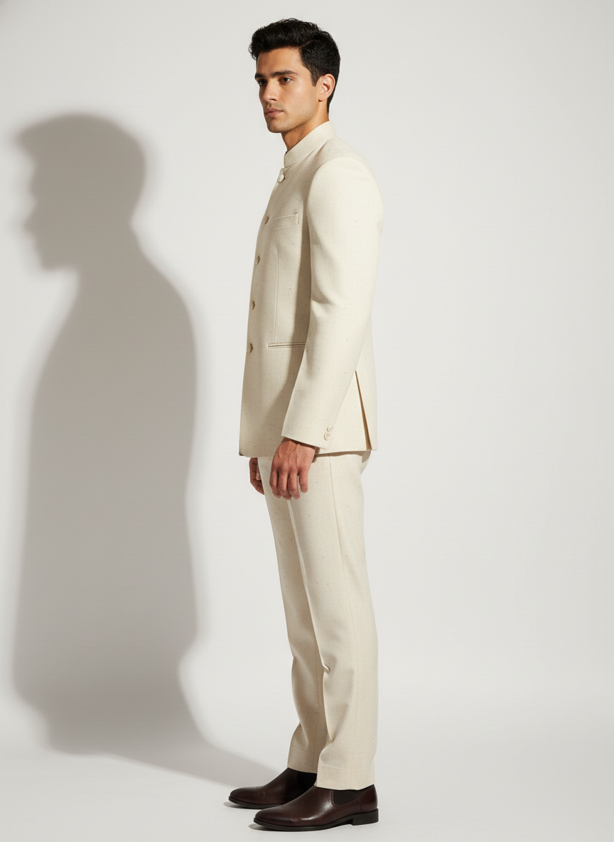 Men's Classic Bandhgala with Buttons