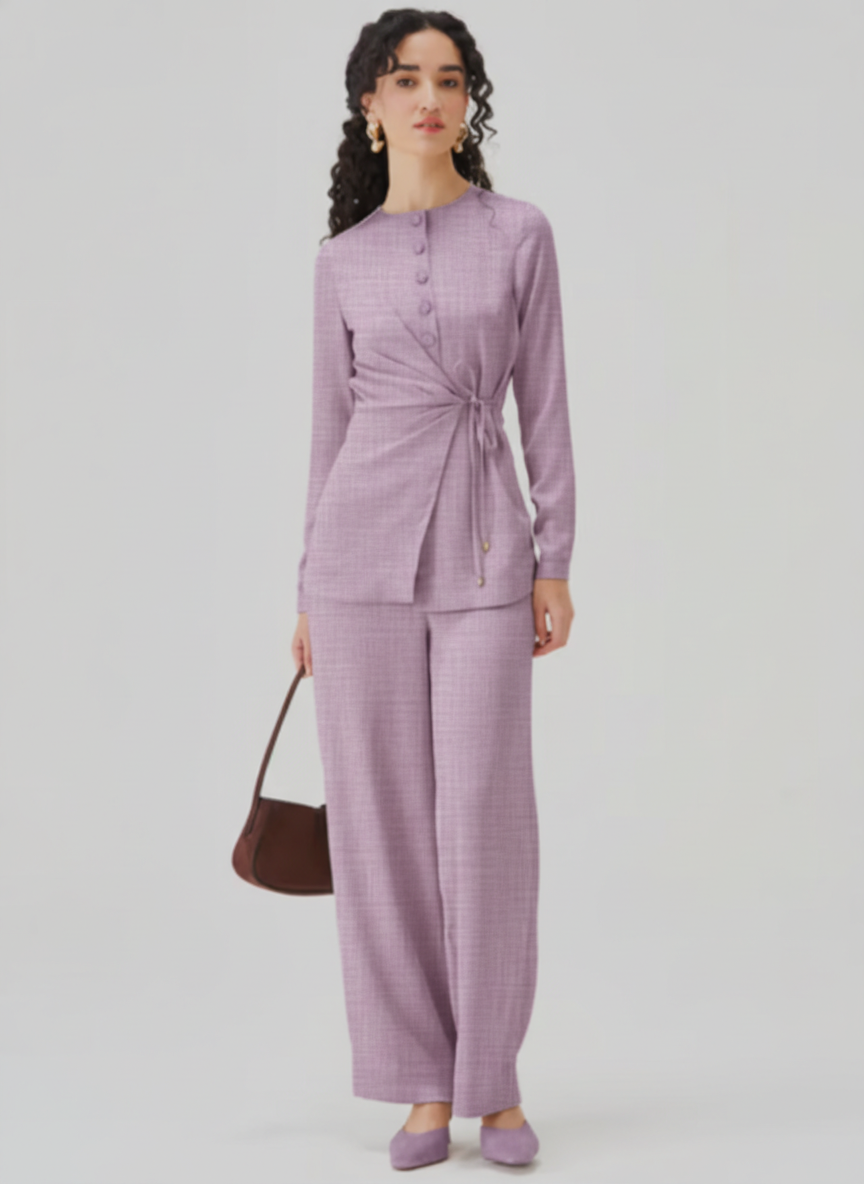 Full Sleeves Asymmetric Co-ord Set