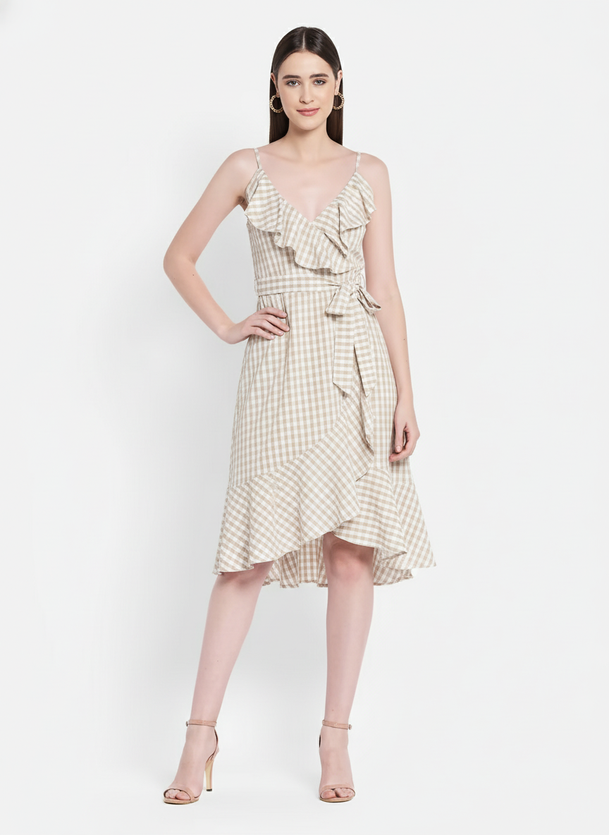 Waist Tie Picnic Dress