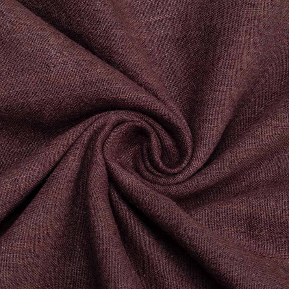 Plain Maroon Khadi 115 GSM Handspun & Handwoven Fabric