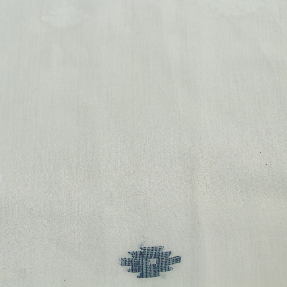 Geometric Cream Jamdani Pure Cotton 55 GSM Fabric 42