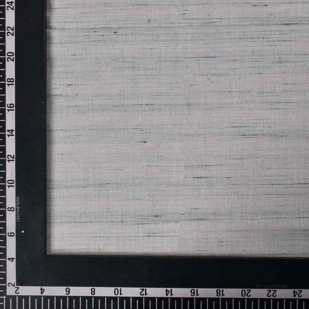FUTKI DARK GREEN KHADI COTTON 92 GSM HANDWOVEN FABRIC
