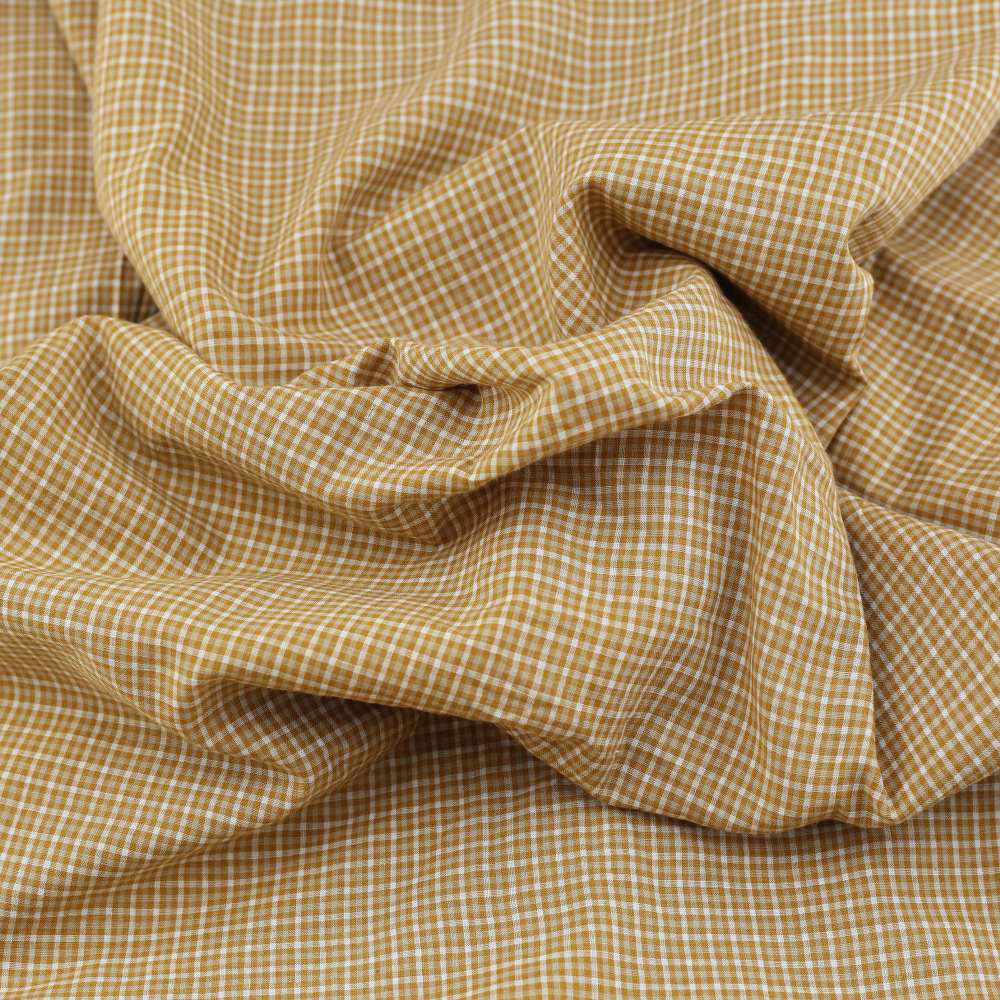 Pure Cotton Yarn Dyed 65 GSM Fabric | Design -Checks L