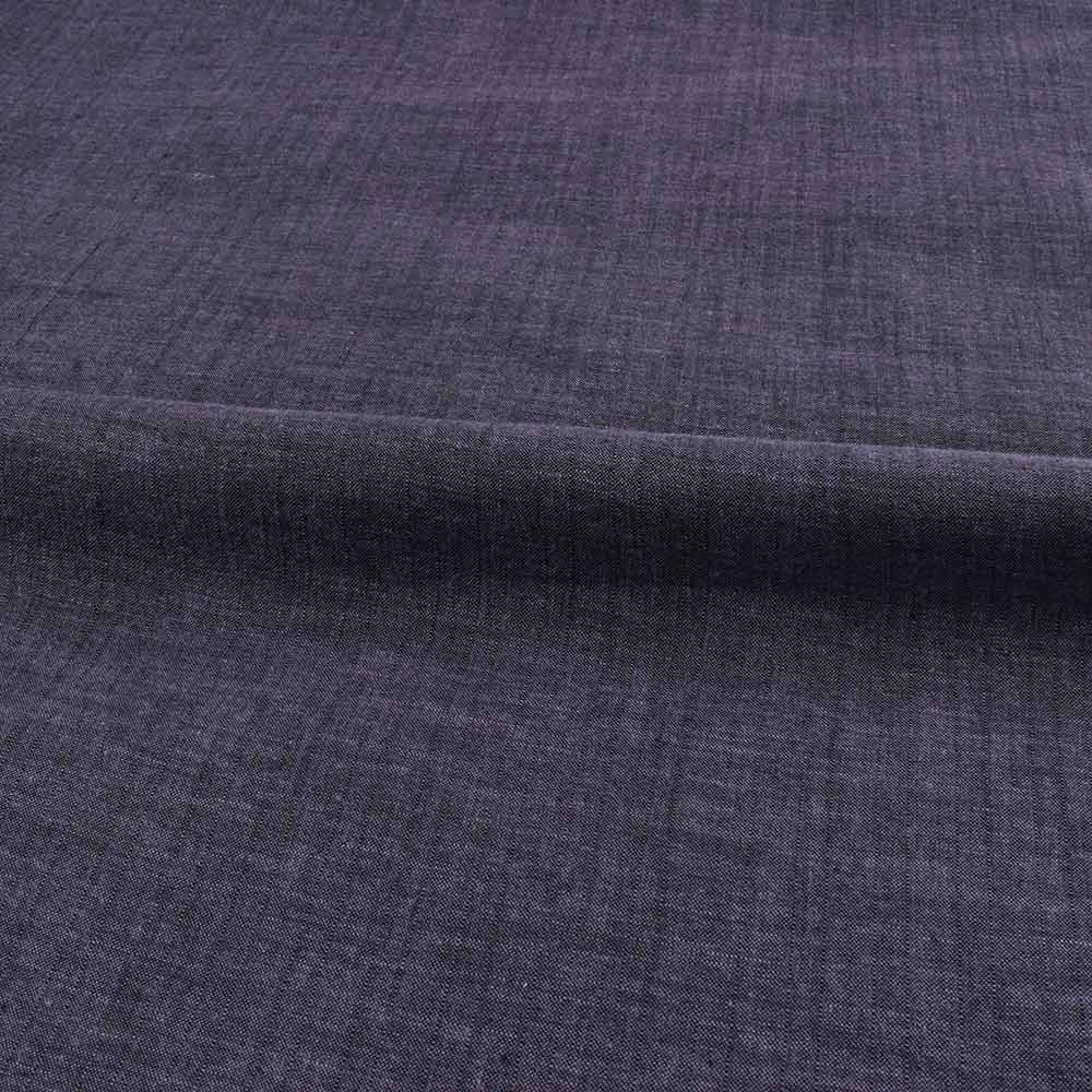 STRIPE NAVY BLUE PURE COTTON 74 GSM HANDWOVEN FABRIC