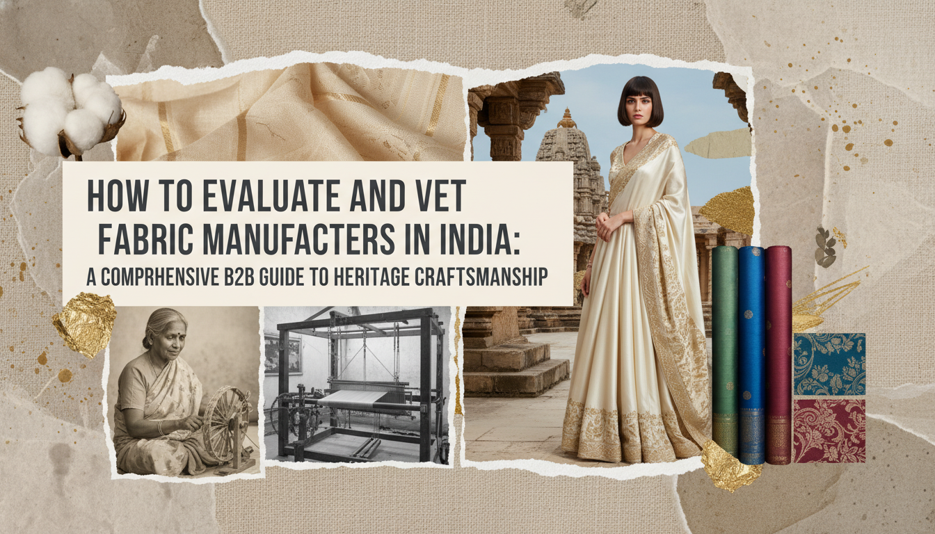 How to Evaluate and Vet Silk Fabric Manufacturers in India: A Comprehensive B2B Guide