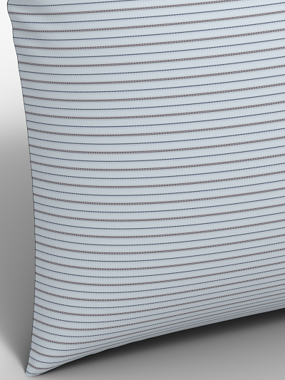 Check Red Blue & Black Khadi Cushion Cover