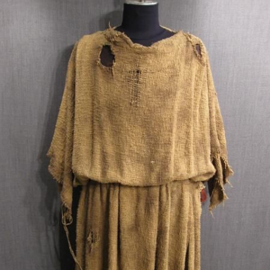Ancient Linen Fabric Dress