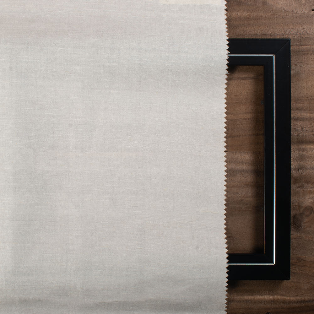 PLAIN NATURAL PURE MATKA SILK 114 GSM HANDWOVEN FABRIC
