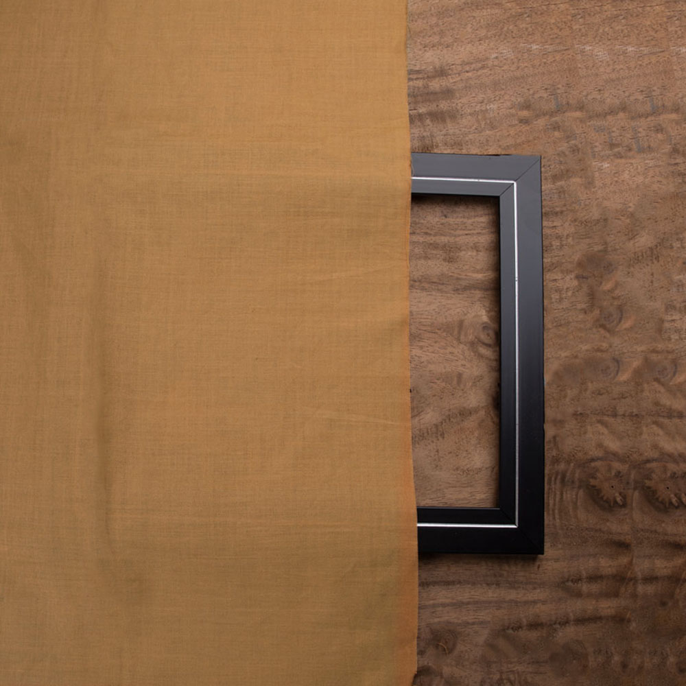 PLAIN BROWN COTTON 92 GSM HANDWOVEN FABRIC