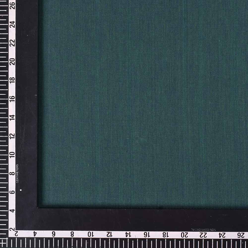 SOLID TEAL CROSS COLOR PURE COTTON 95 GSM HANDWOVEN FABRIC