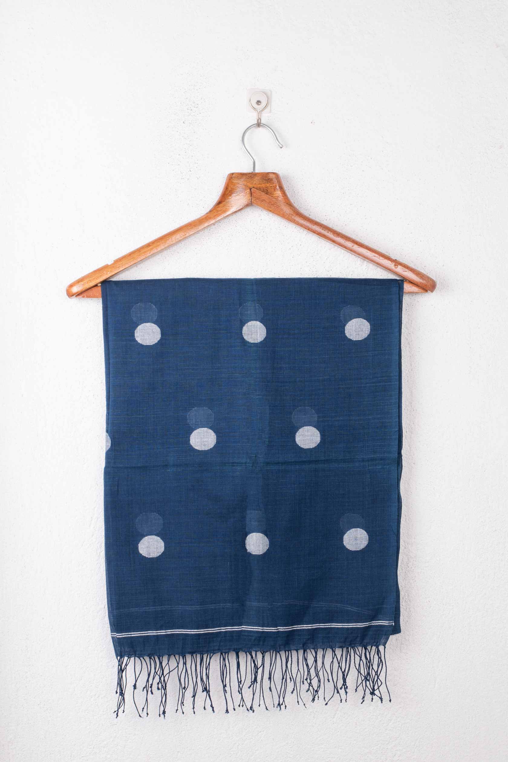 Handwoven Blue Scarf