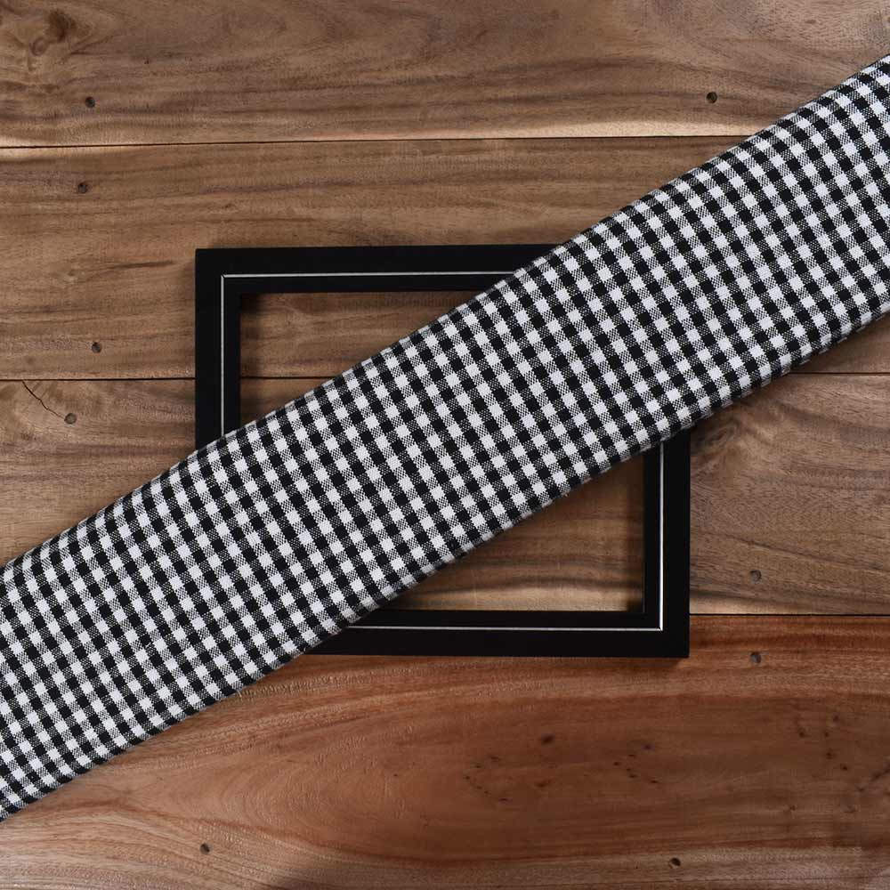Handspun Cotton Khadi 335 GSM Fabric | Design-Checks