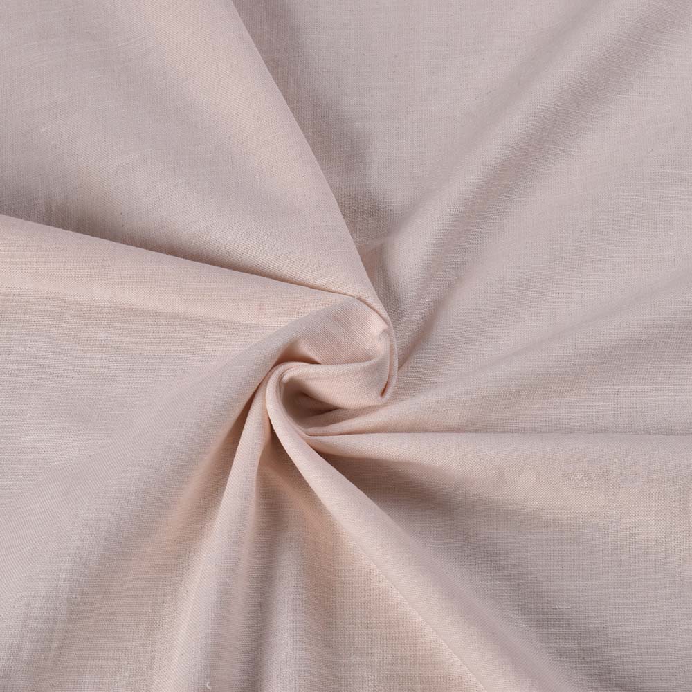 Chambray Cream Khadi Cotton 115 GSM Handwoven Fabric