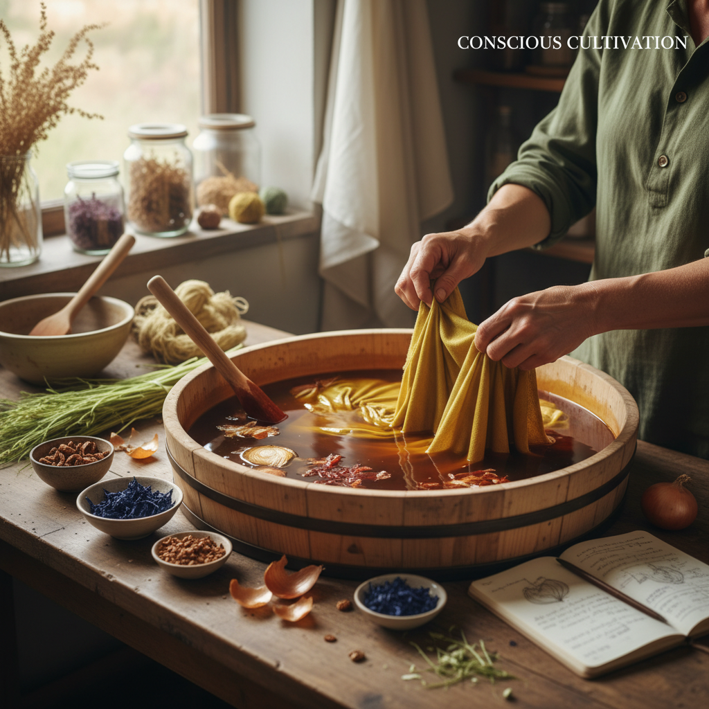 Flax plants growing in an organic farm field.