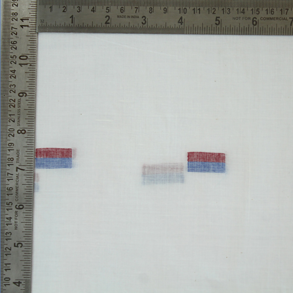 GEOMETRIC CREAM JAMDANI PURE COTTON 55 GSM FABRIC 29