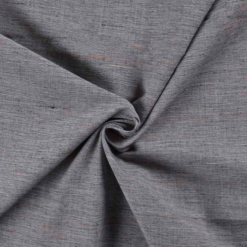 Futki Grey Khadi Cotton 93 GSM Handwoven Fabric 35