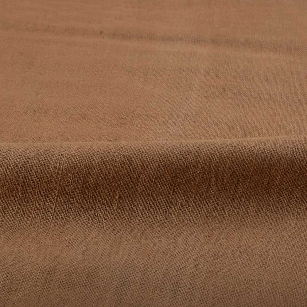Solid Mustard Khadi 120 GSM Fabric - Handspun & Handwoven