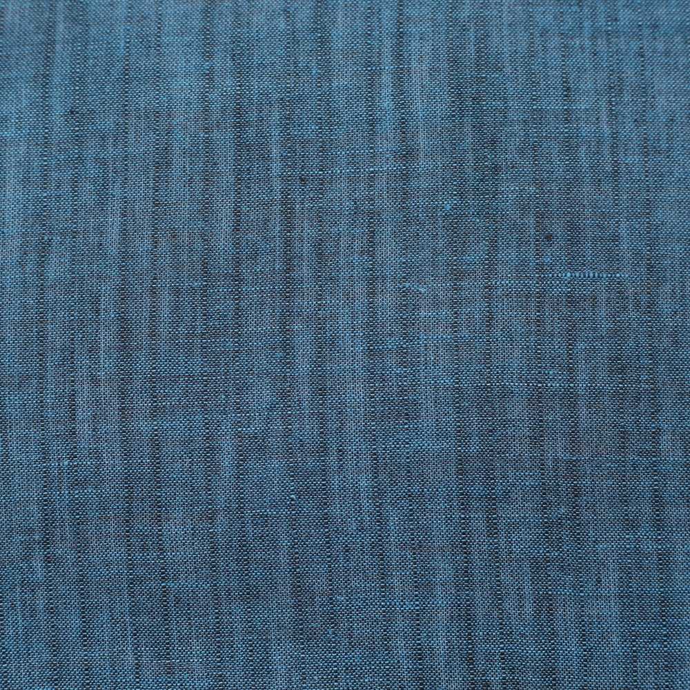 STRIPE DARK TEAL PURE COTTON 74 GSM HANDWOVEN FABRIC