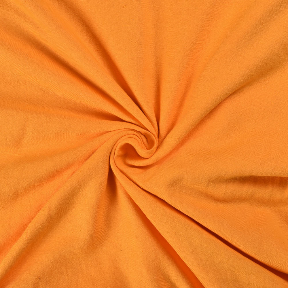 Yellow Diamond Twill Khadi Cotton 120 GSM Fabric