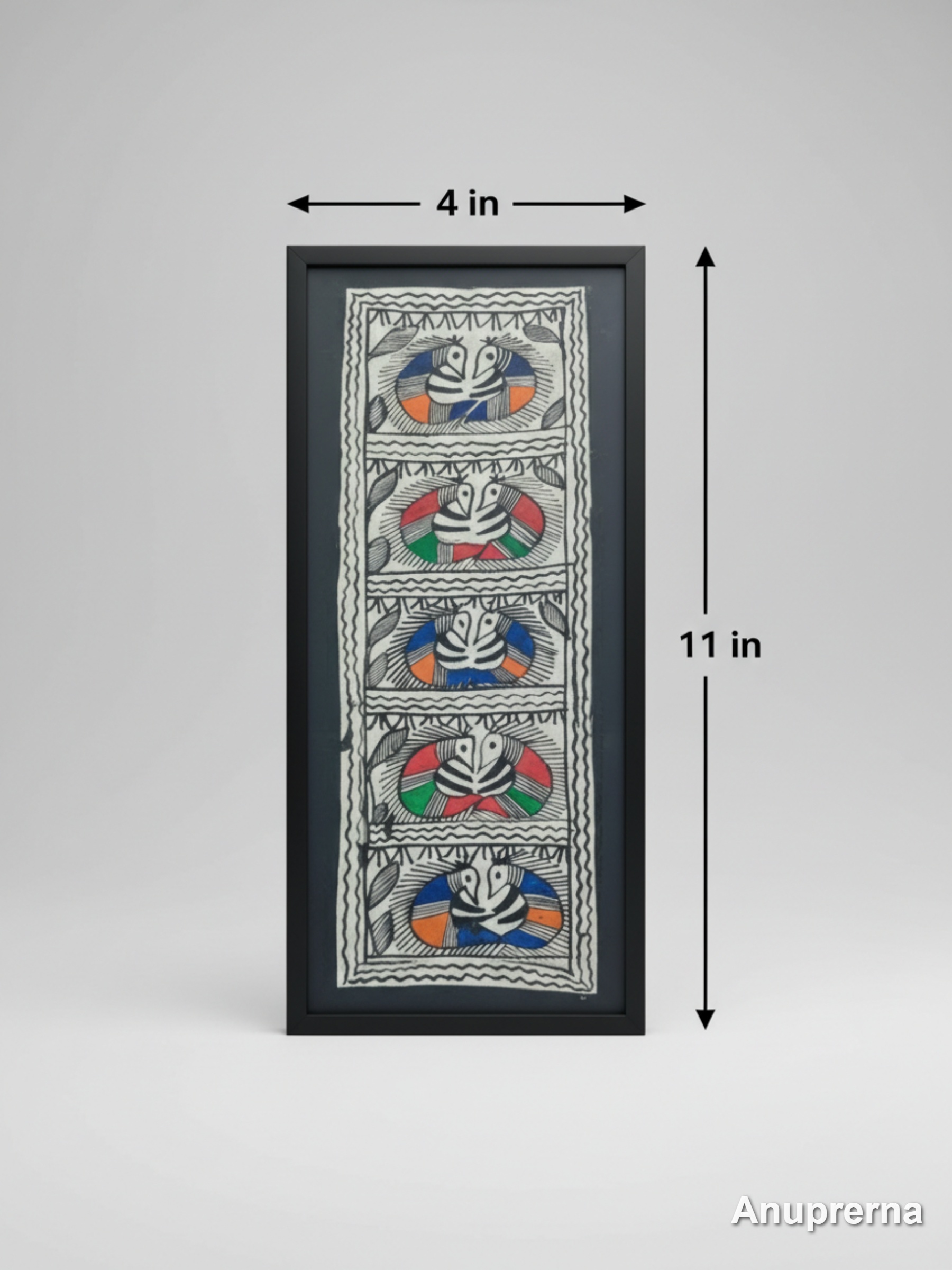 Pines Of The Forest Madhubani Wall Art Decor