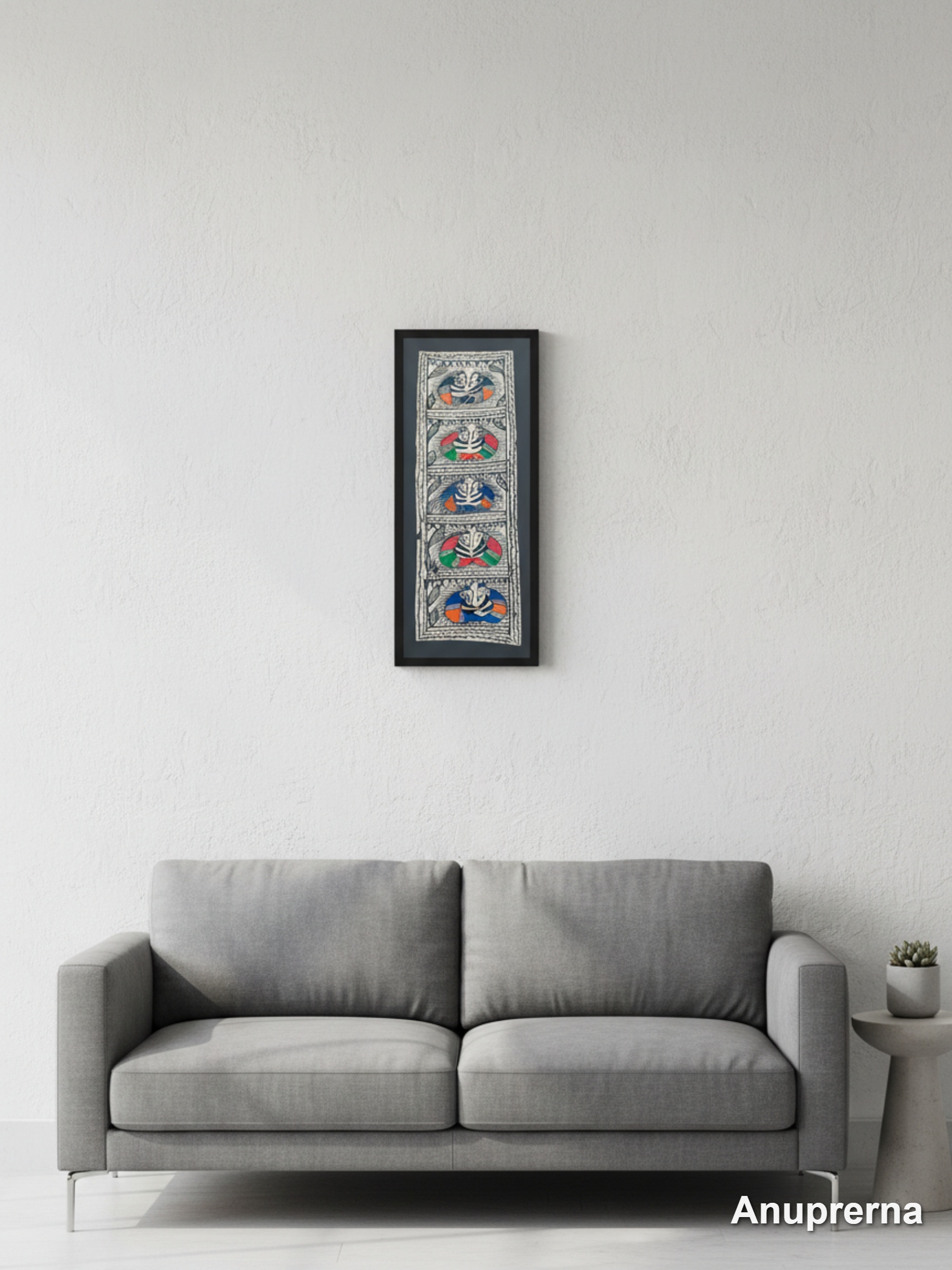 Pines Of The Forest Madhubani Wall Art Decor