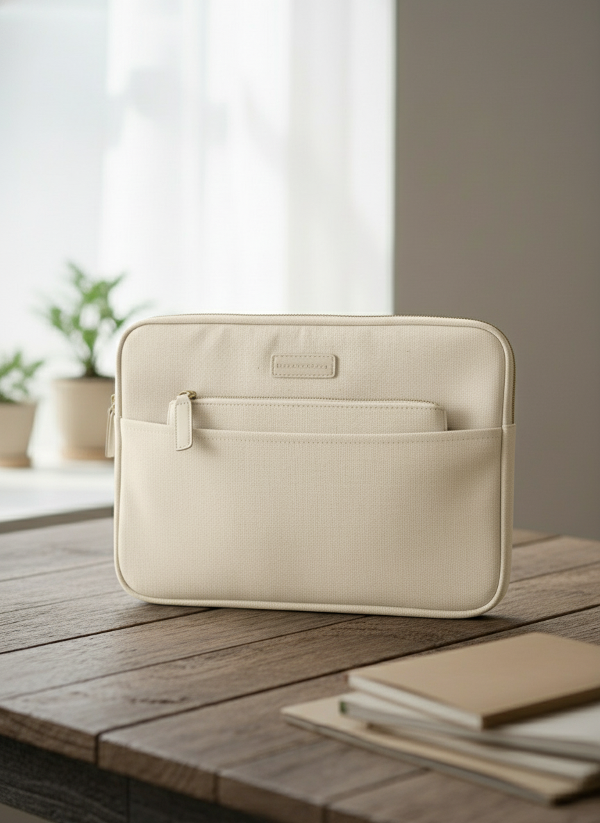 Laptop Tote Bag With Front Pouch