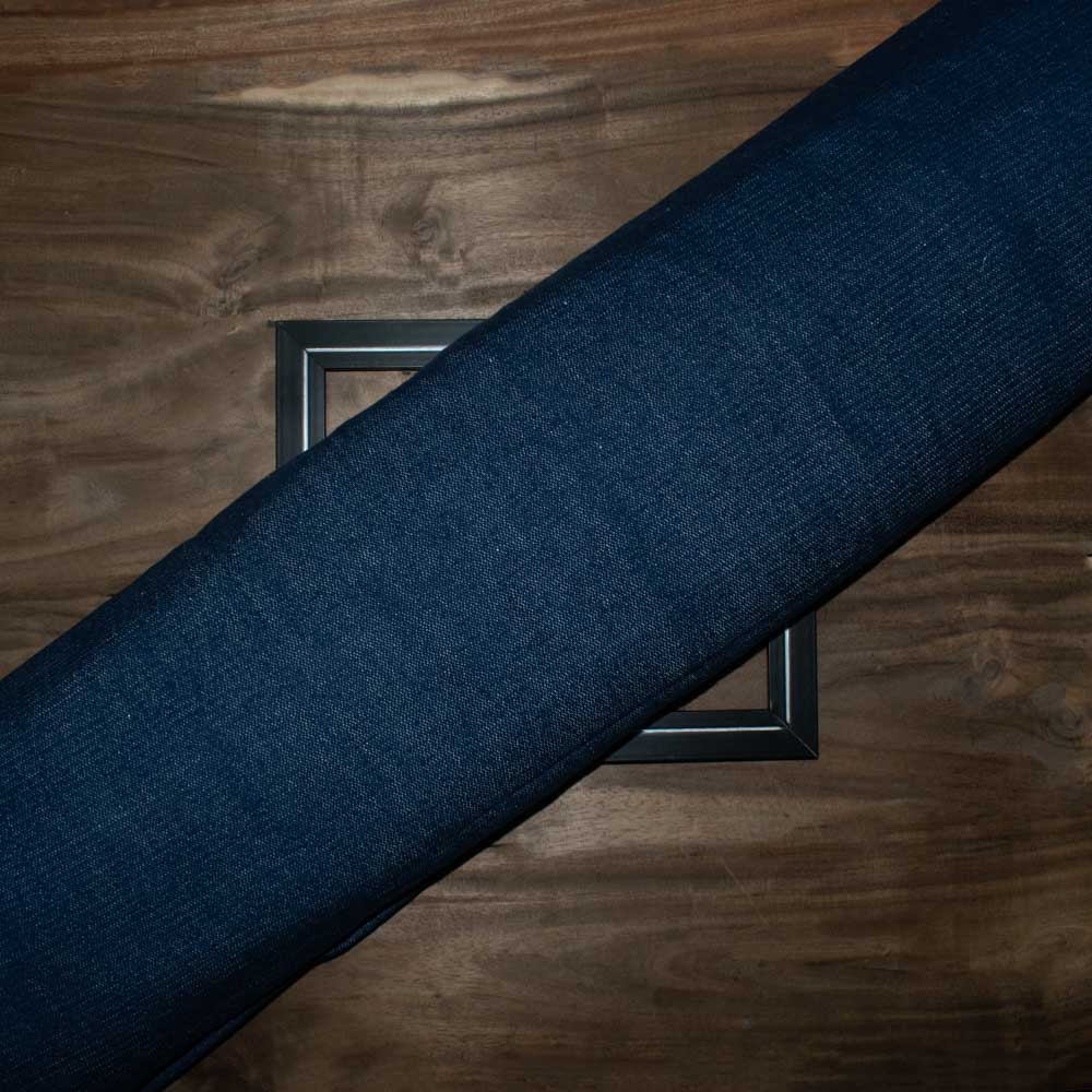 Denim Twill Blue Khadi Cotton 350 GSM Handwoven Fabric