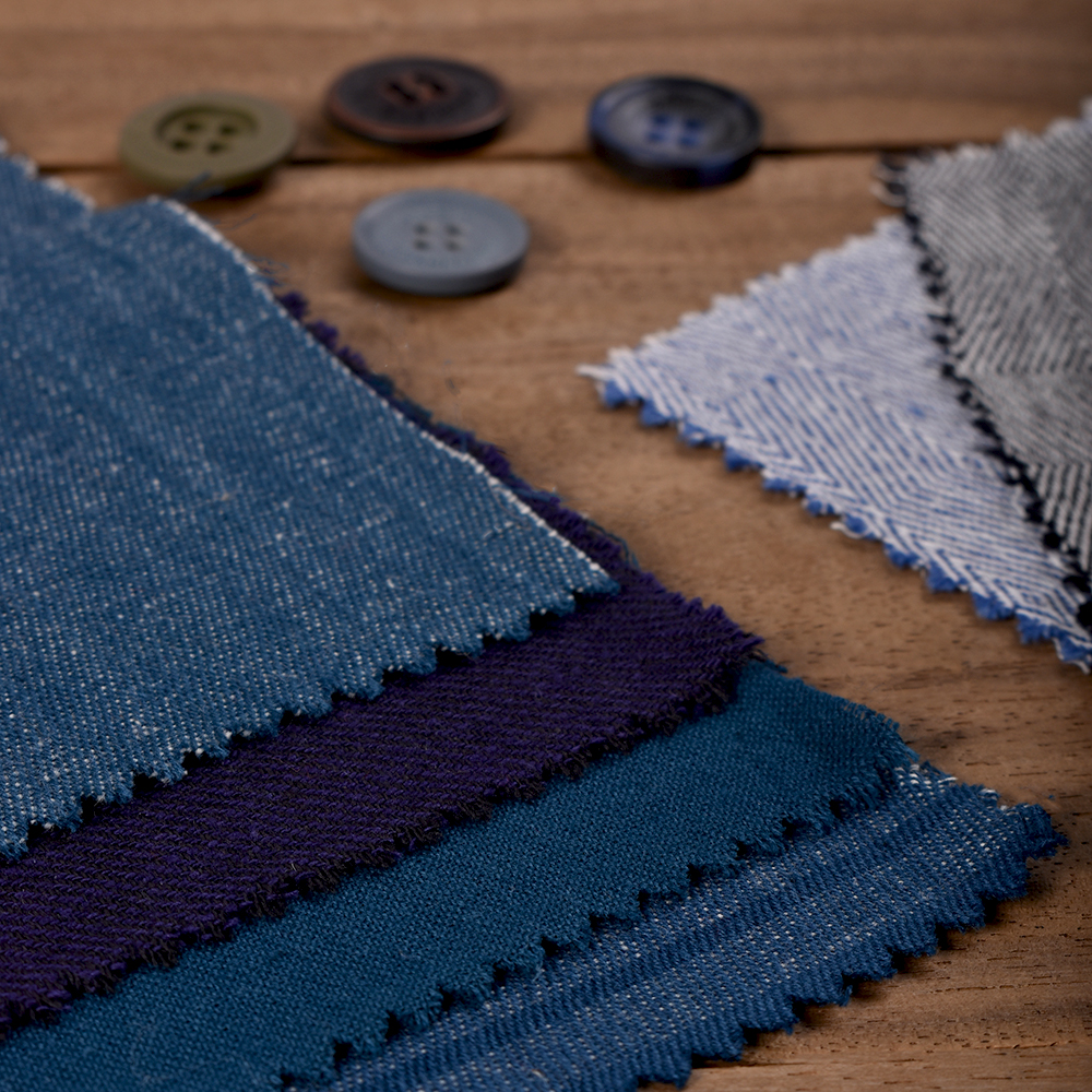 Handloom Jacquard, Twill, Satin & Denim Khadi Fabric Swatches