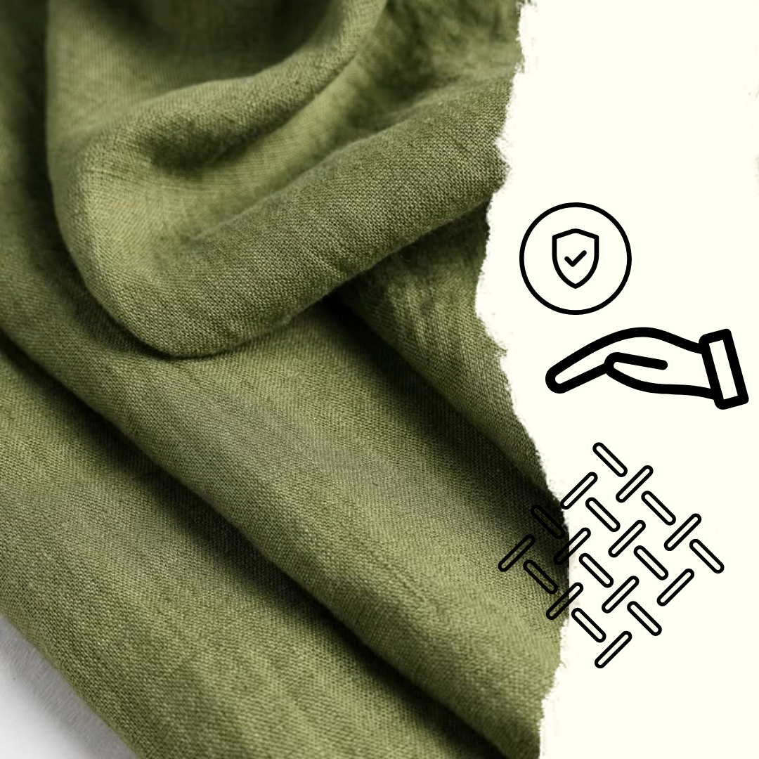 organic fabrics- linen, hem, bamboo, corn fabric